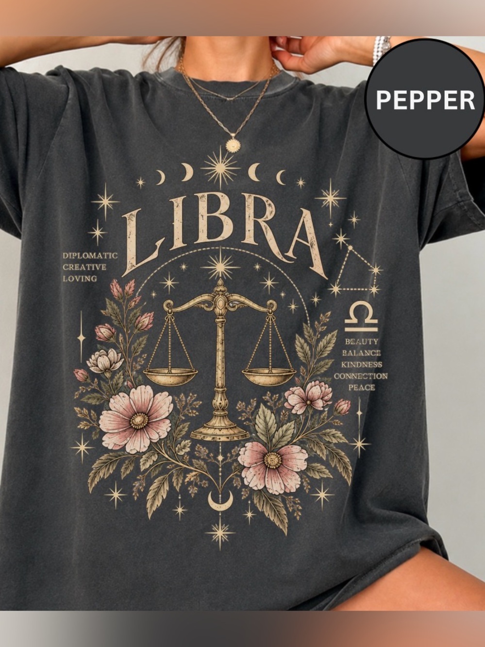 Libra Graphic Tee Zodiac Shirt S-4X
